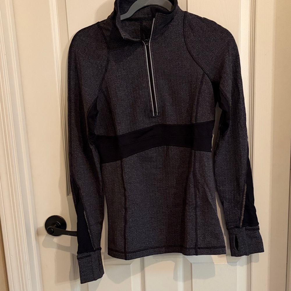 Lululemon herringbone quarter zip pullover